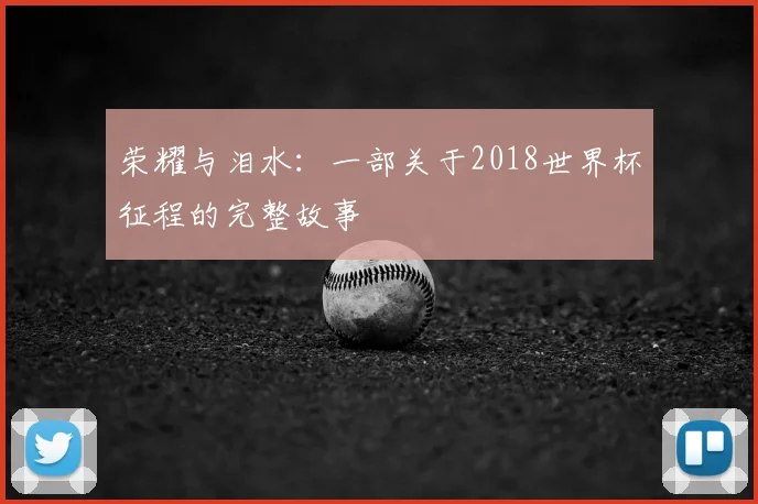 荣耀与泪水：一部关于2018世界杯征程的完整故事
